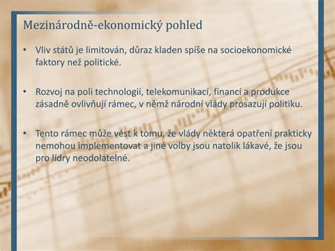 PPT Mezinárodní politická ekonomie PowerPoint Presentation free