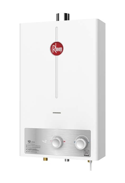 Calentador De Paso A Gas 10lt Digital Tiro Forzado Rheem Colombia