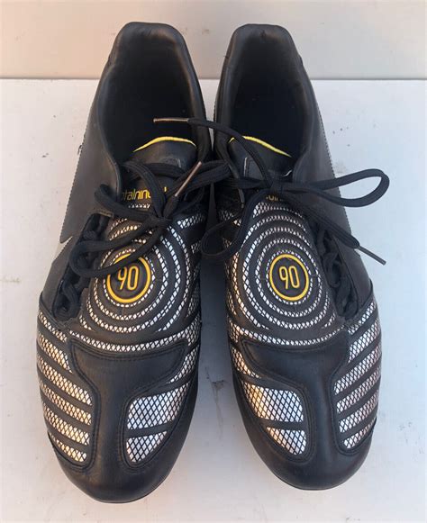 Nike Total 90 FG Soccer Cleats Black/Silver Size 13 Y… - Gem