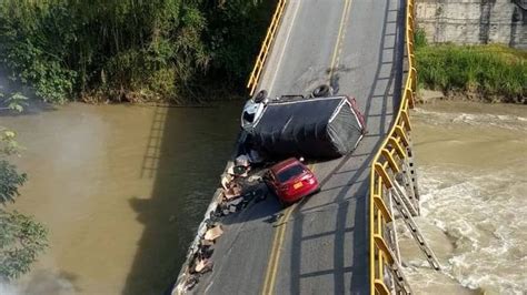 Dos Policías Muertos Y 15 Heridos Dejó Colapso Del Puente Sobre Río La Vieja