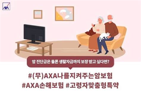 악사손보axa손해보험 암보험 유병자부터 가입 연령 다양화 혜택‘동반자 보험으로 인기