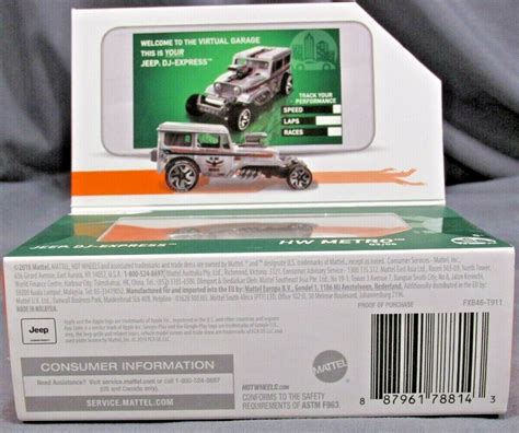 NEW Hot Wheels Id FIAT 500e FXB29 Jeep DJ Express FXB46 Series 1