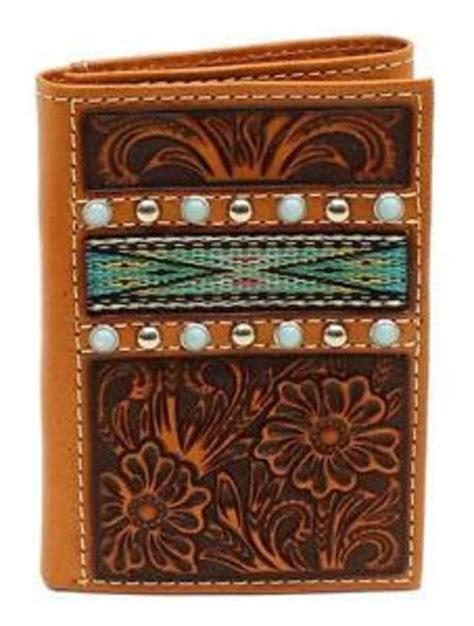 Ariat Tri Fold Wallet True Western Wear