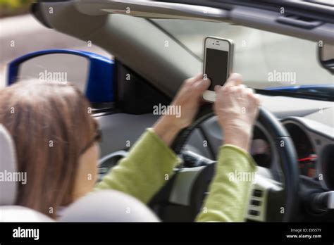 Mature Woman Driving Car Hi Res Stock Photography And Images Alamy