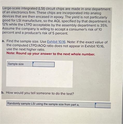 Solved Large Scale Integrated LSI Circuit Chips Are Made Chegg