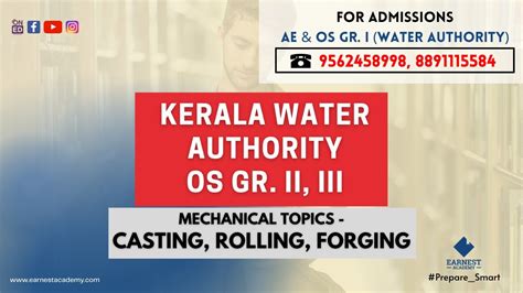 Kerala Psc Kerala Water Authority Os Gr Ii Gr Iii Overseer Kwa