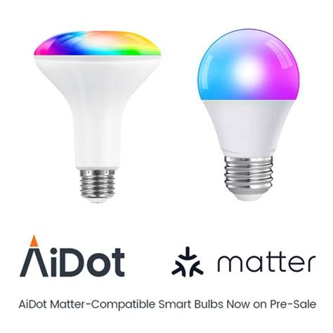 Aidot Ecosystem New Matter Certified Smart Light Bulbs Now On Pre Sale