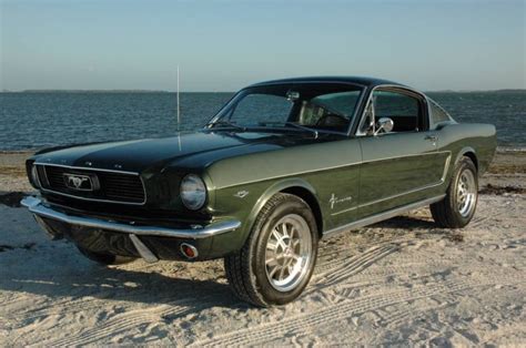 Ivy Green 1966 Ford Mustang Fastback Photo Detail