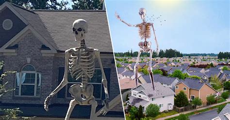 All hail the 12-foot Home Depot skeleton, the Halloween mascot of 2020