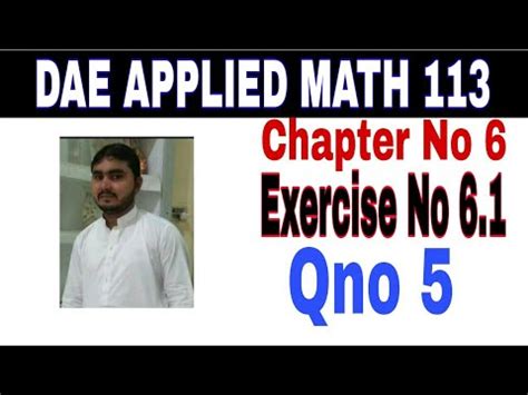 Dae Math St Year Applied Mathematics Chapter No