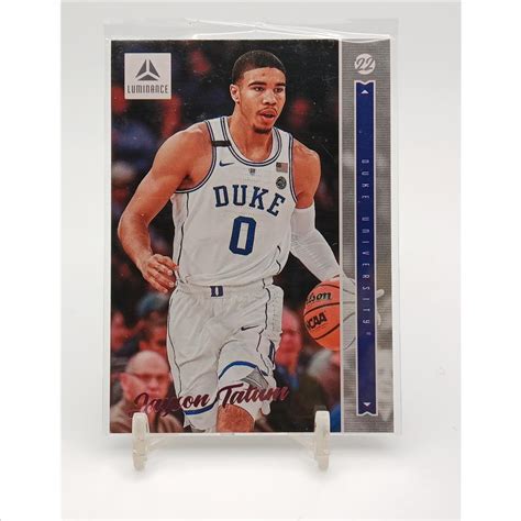 Chronicles Draft Picks Jayson Tatum Luminance Pink Sports Card