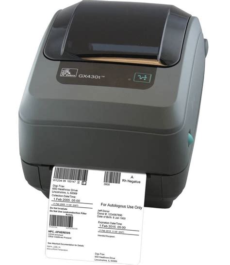 Zebra Gx430t Direct Thermal Thermal Transfer Printer Labid Technologies