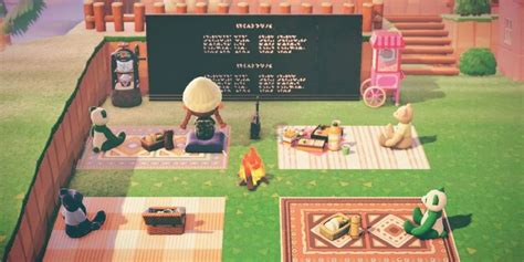 Animal Crossing New Horizons Player Shows Off Cozy Outdoor Movie