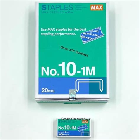 Jual Isi Staples Max No No M Isi Hekter Max No Original