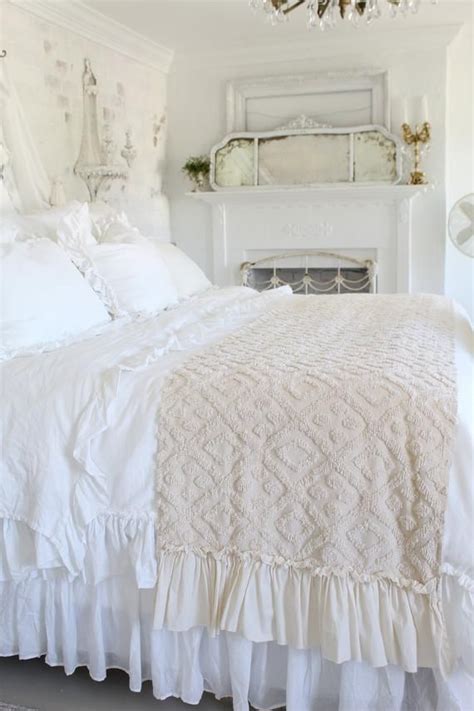 Ruffled Chenille Bed Scarf Chenille Ruffled Bed Linens Ruffled Bed