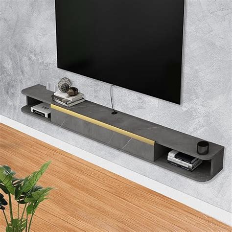 Bixiaomei Floating TV Stand 55 Wall Mounted Entertainment Center TV