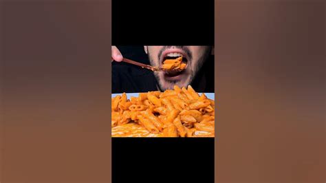 Asmr Penne Pesto Rosso Pasta Eating Sounds Mukbang Youtube