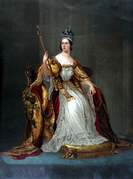 British History Royalty Colour Illustration Queen Victoria In Her