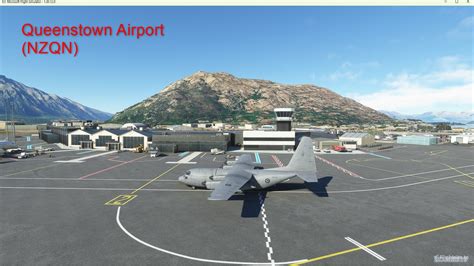 Queenstown International Airport And Surroundings Nzqn For Microsoft