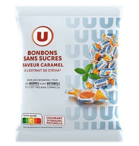 Bonbons Sans Sucres Saveur Caramel U G La Belle Vie Courses