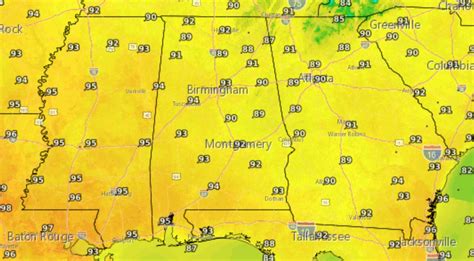 Hottest temperatures of 2023 expected this week in Alabama - al.com