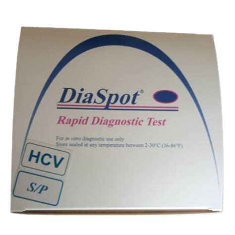 Diaspot Hepatitis C Test Kit Global Medaid Solutions