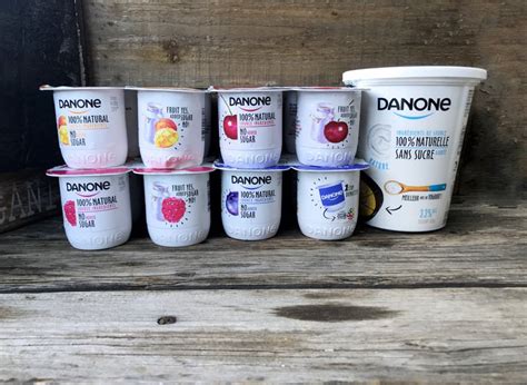 Danone Yogurt: Fruit Filled and Natural and No Added Sugar!