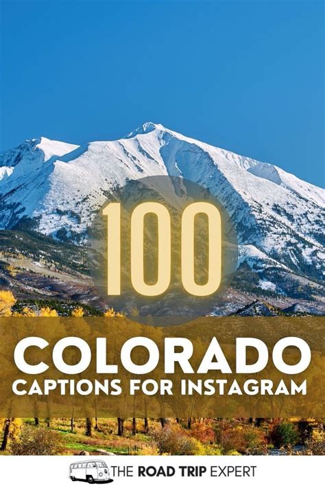 100 Sensational Colorado Captions For Instagram With Puns Artofit