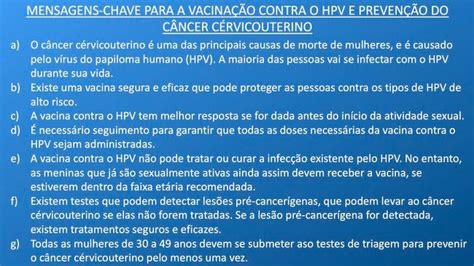 Vacina Contra O Vírus Do Papiloma Humano Hpv Opas Oms Organização