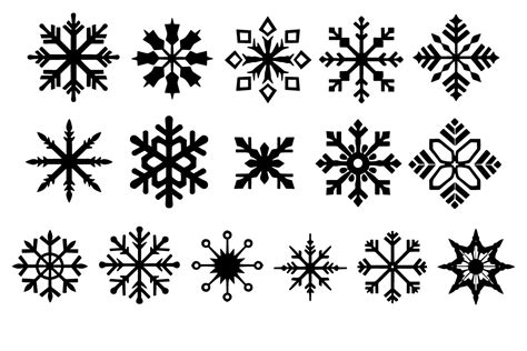 Snowflake Svg Bundle Graphic By Uchava · Creative Fabrica