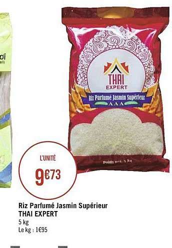 Offre Riz Parfumé Jasmin Supérieur Thai Expert chez Supermarches