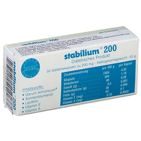 Stabilium 200 Kapseln 30 St Shop Apotheke