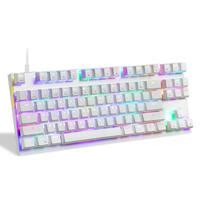 Teclado Mec Nico Gamer Motospeed Ck Rgb Switch Outemu Blue Branco