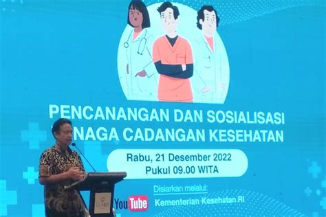 Menkes Tenaga Cadangan Kesehatan Penting Saat Terjadi Musibah