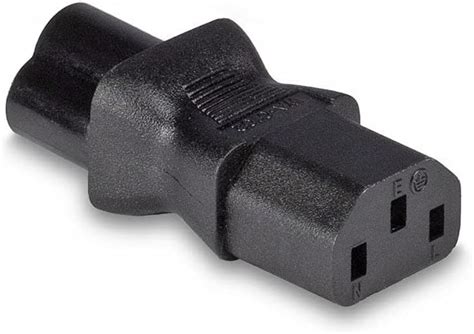 Lindy Iec C Cloverleaf Socket To Iec C Pin Plug Adapter