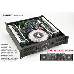 Jual Power Amplifier Ashley Hm Hm Original Jakarta Barat