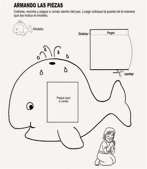 Printable Jonah And The Whale Craft - Printable Templates