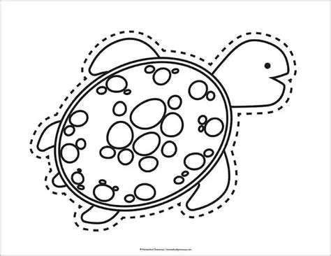 20 Printable Sea Turtle Coloring Pages & Craft Templates