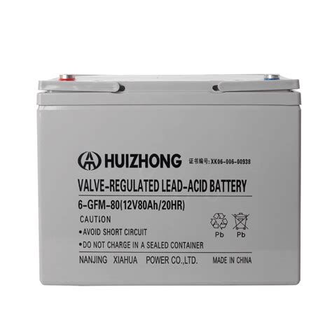 Agm 12v 80ah Deep Cycle Lead Acid Battery Leading Battery Wuxi Huizhong Power Co Ltd