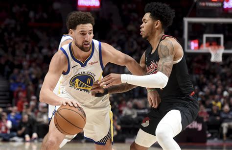 NBA: Klay Thompson helps Warriors hold off Trail Blazers | Inquirer Sports