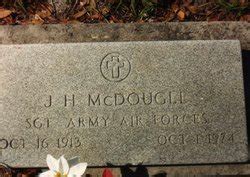 J H Mcdougle Find A Grave Memorial