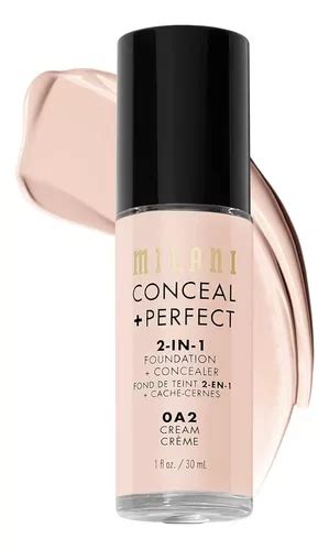 Base Y Corrector Milani Conceal Perfect 2 En 1 Tom 0A2 Cream