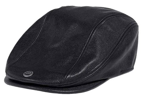 Harley Davidson® Mens 115th Anniversary Leather Ivy Cap Black 99417