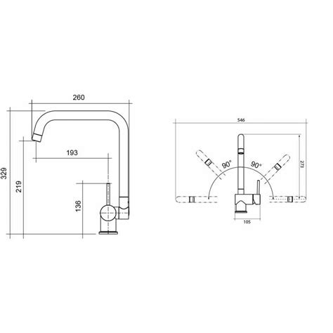 Cm Hydramix Tasman Miscelatore Monocomando Per Lavello Sottofinestr