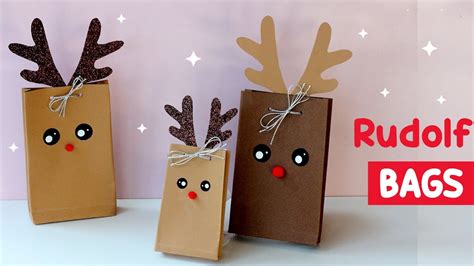 Christmas Gift Bag How To Make A Paper Bag YouTube