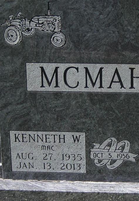 Kenneth Wayne Mac McMahon 1935 2013 Find A Grave Memorial