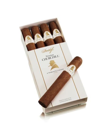 Davidoff Cigars Winston Churchill Robusto Bonner Pfeifen And Cigarrenhaus