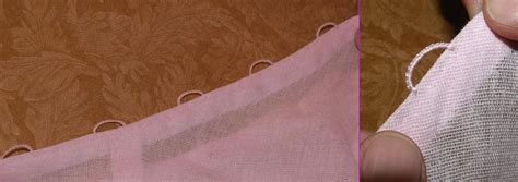 Как сделать петельки на шторы вручную, из ниток иголкой, петли для крючков