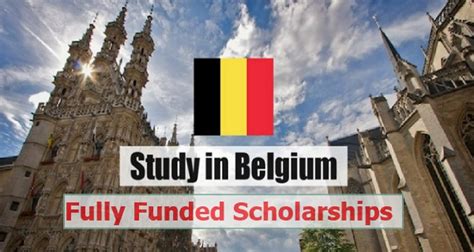 Fully Funded Belgium Scholarships 2023 - Applications Accepted