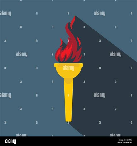 Olympic Torch History Stock Vector Images Alamy